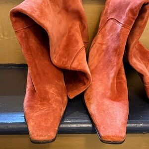 Italian made Rust Suede Boots